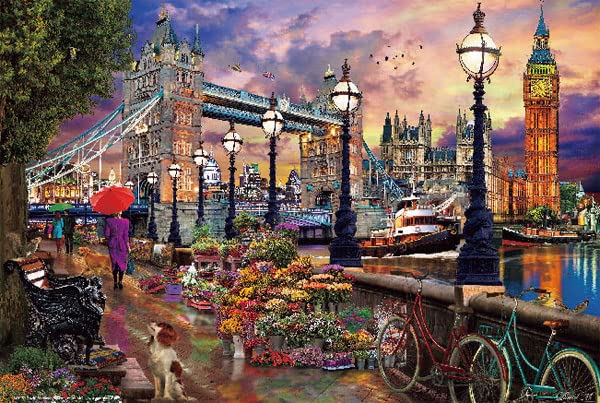 [Made In Japan] Beverly 500 Small Piece Jigsaw Puzzle London Walkway (26 X 38 Cm) 500S-001- Japan Figure Store - #1 Bring To You The Best Japanese Goods