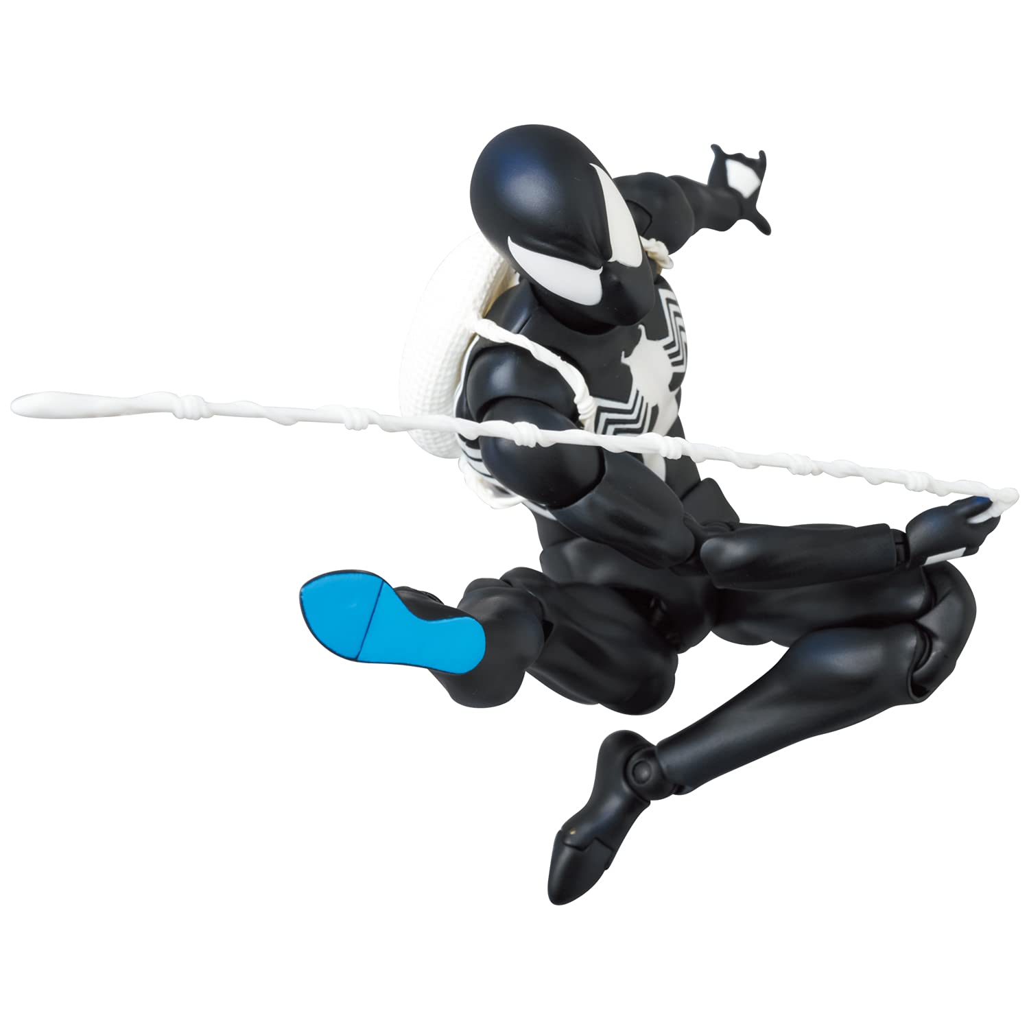 MEDICOM Mafex Spider-Man Black Costume Comic Ver. Figure- Japan Figure Store - #1 Bring To You The Best Japanese Goods