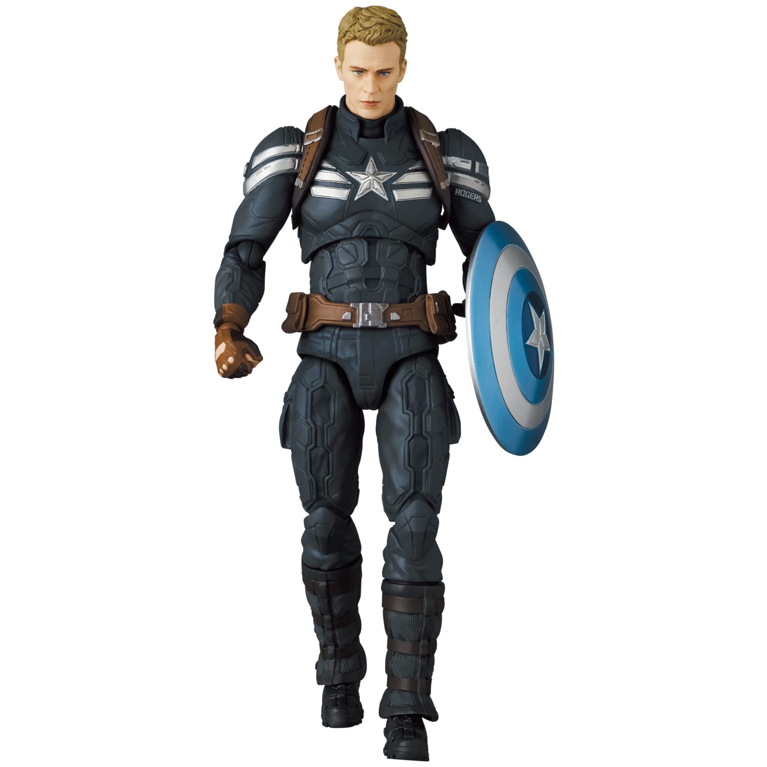 Medicom Toy Mafex No.202 Captain America Stealth Suit Action Figure Japan 160Mm- Japan Figure Store - #1 Bring To You The Best Japanese Goods