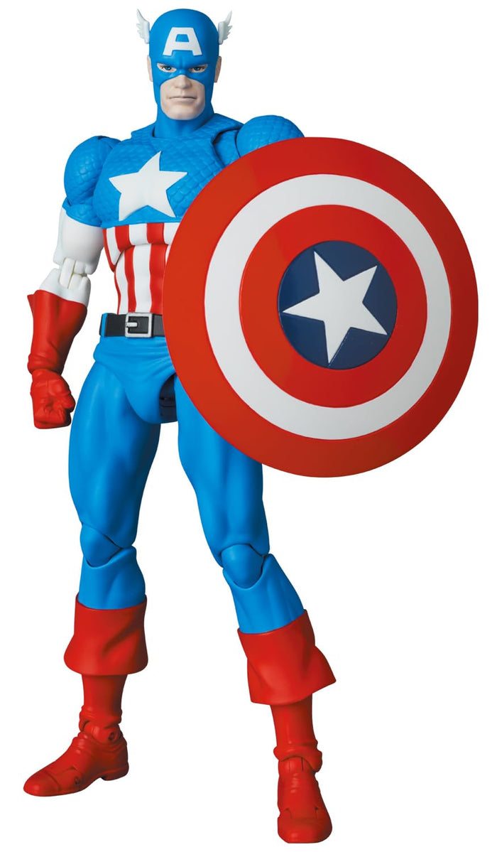 Medicom Toy Mafex No.217 Captain America Comic Ver. 160Mm Non-Scale Action Figure Japan- Japan Figure Store - #1 Bring To You The Best Japanese Goods