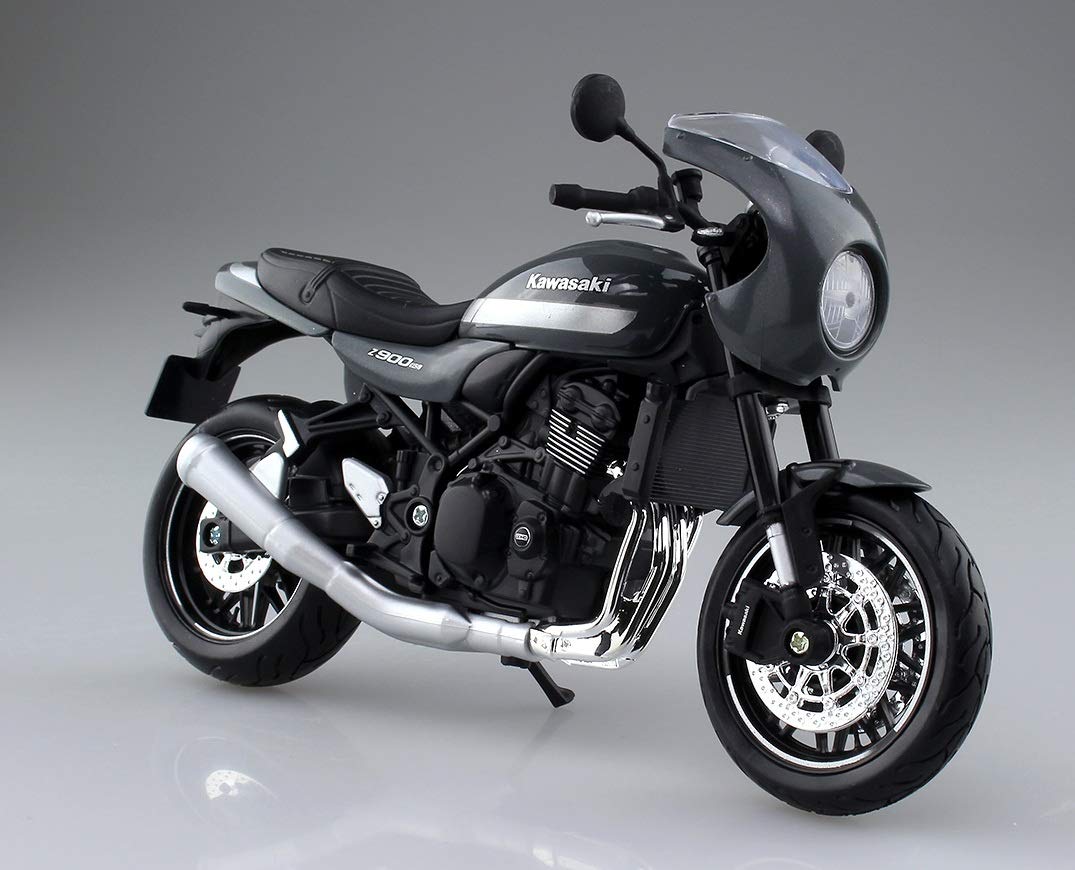 AOSHIMA Skynet 05047 Kawasaki Z900Rs Metallic Cafe Pearl Storm Gray 1/12 Scale Finished Model- Japan Figure Store - #1 Bring To You The Best Japanese Goods