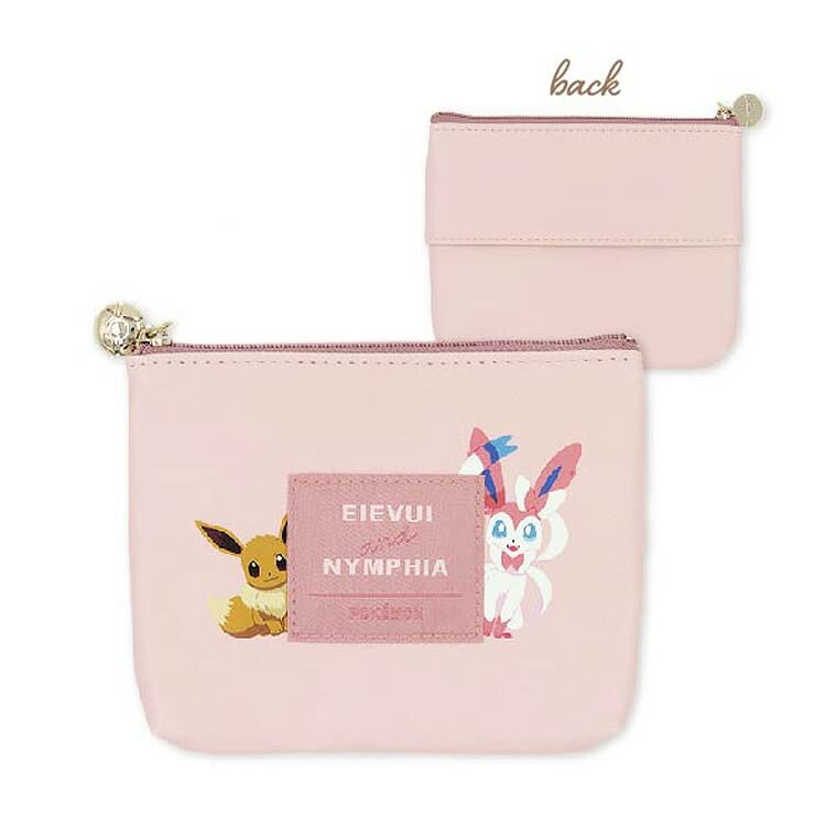 Marimo Craft Pokemon Patch Series Tissue Pouch Pink W13×H9×D2Cm Pkm-626- Japan Figure Store - #1 Bring To You The Best Japanese Goods
