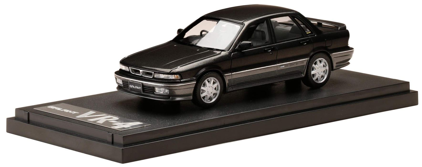 Mark43 1/43 Mitsubishi Galant VR-4 (E39A) 1990 Lamp Black/Silver 2 Tone- Japan Figure Store - #1 Bring To You The Best Japanese Goods