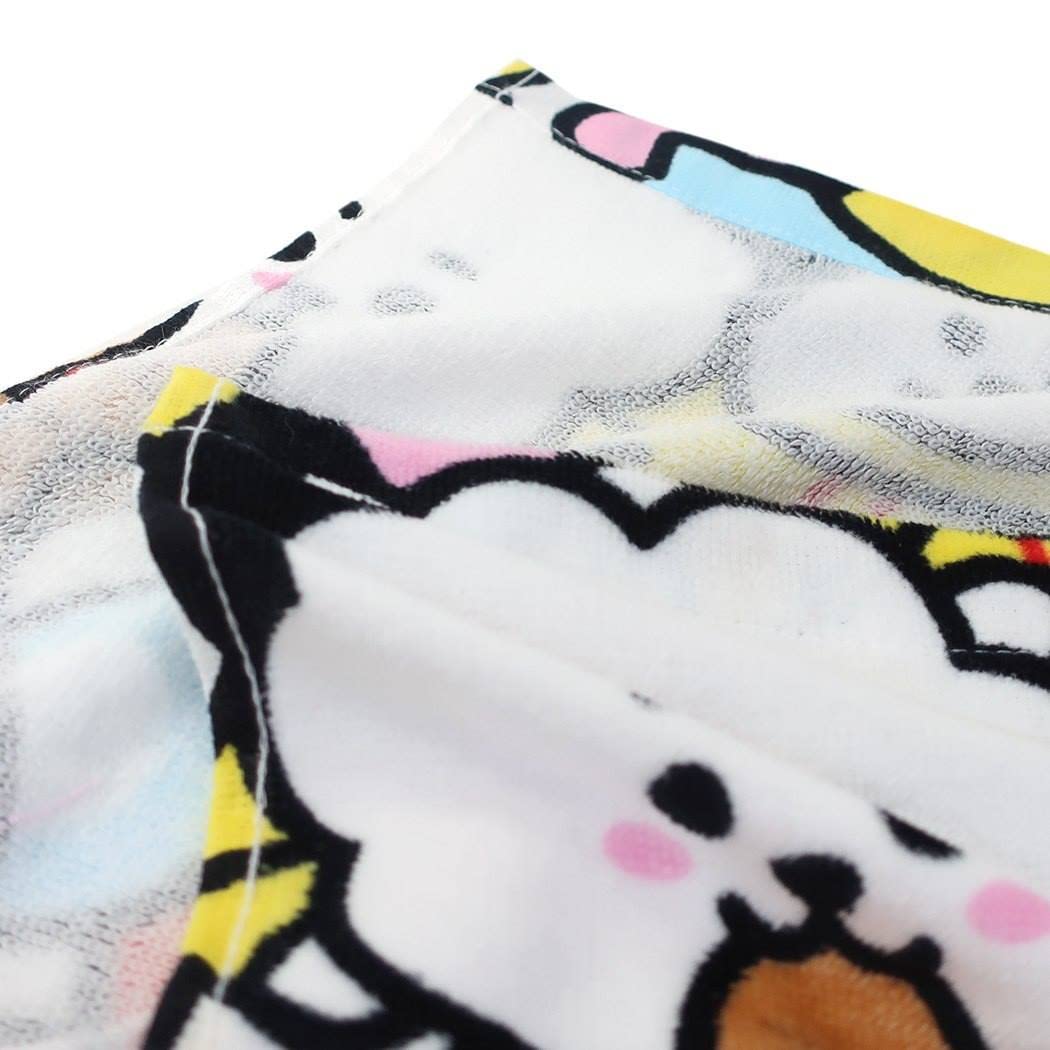 MARUSHIN Bt21 Leisure Bath Towel 'Let'S Dance'- Japan Figure Store - #1 Bring To You The Best Japanese Goods