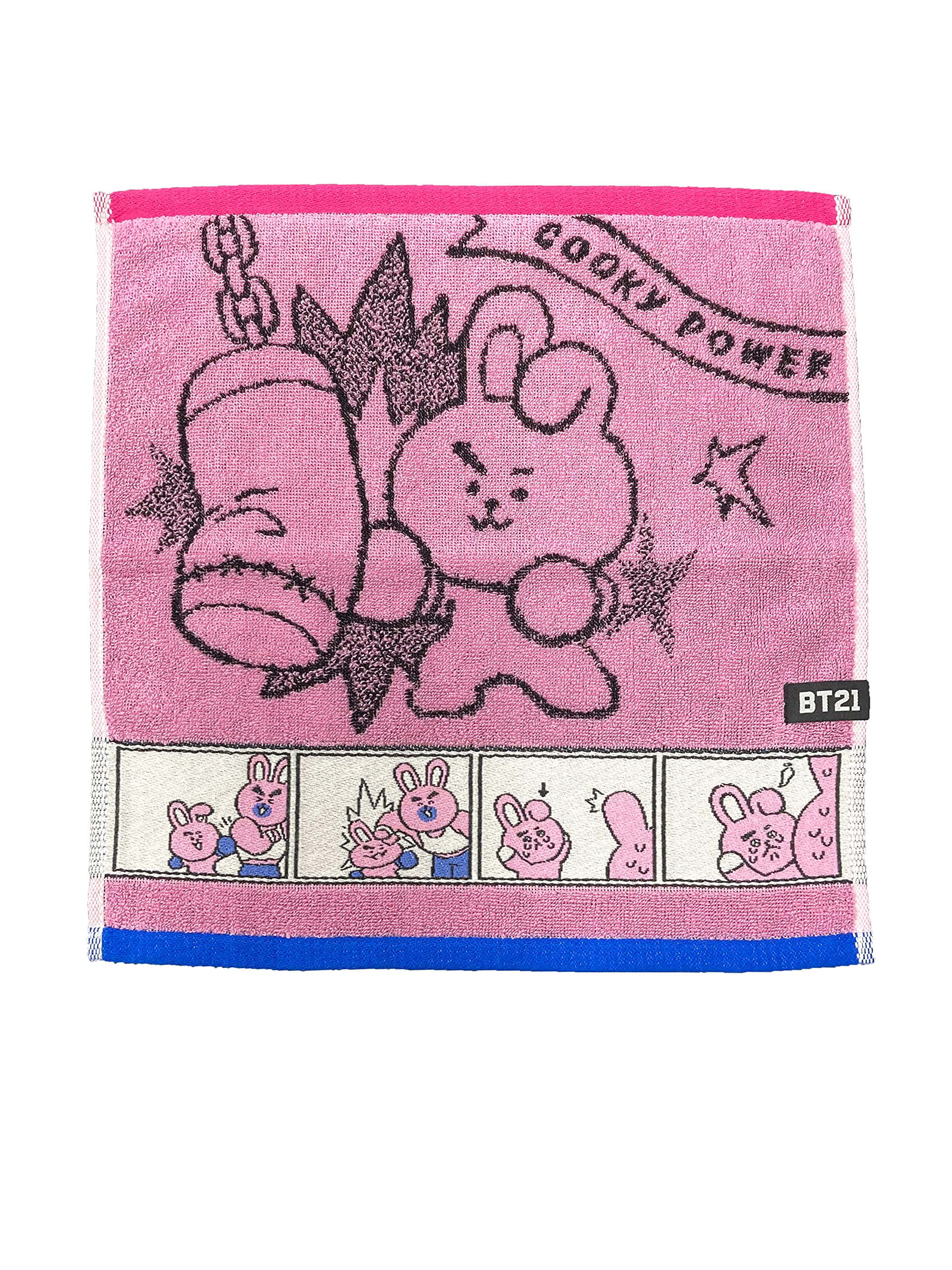 MARUSHIN - Bt21 Wash Towel 'Comic Cooky'- Japan Figure Store - #1 Bring To You The Best Japanese Goods