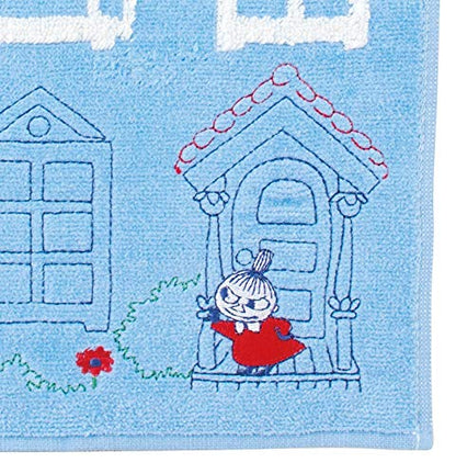 MARUSHIN Moomin Hand Towel 'Little My In Front Of The House '- Japan Figure Store - #1 Bring To You The Best Japanese Goods