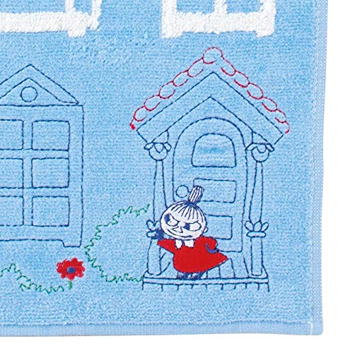 MARUSHIN Moomin Hand Towel 'Little My In Front Of The House '- Japan Figure Store - #1 Bring To You The Best Japanese Goods