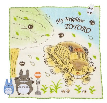 MARUSHIN Mini Towel My Neighbor Totoro Thanks For Waiting- Japan Figure Store - #1 Bring To You The Best Japanese Goods