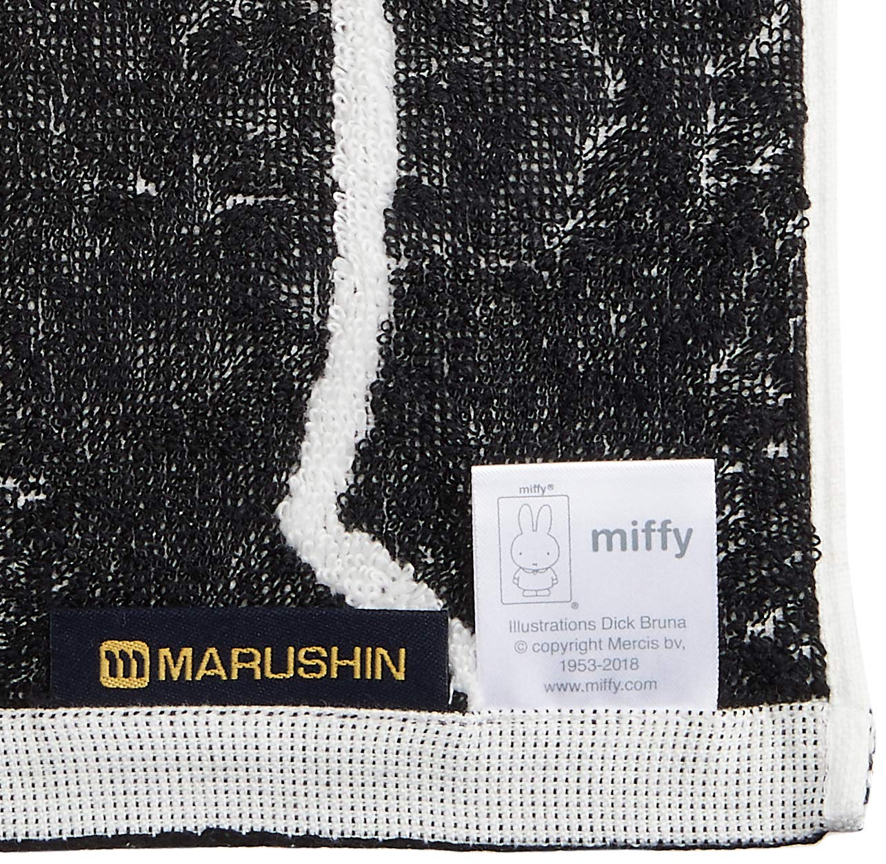 MARUSHIN Dick Bruna Miffy Mini Towel 'Ear Miffy'- Japan Figure Store - #1 Bring To You The Best Japanese Goods