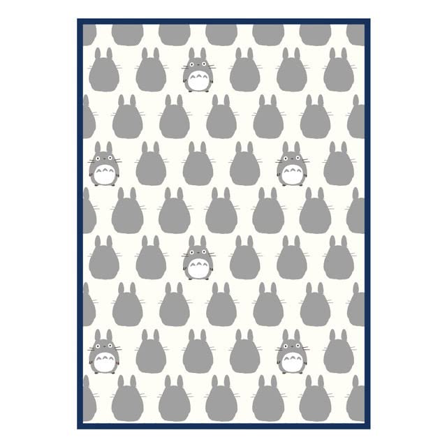 Marushin Half Blanket My Neighbor Totoro Large Totoro Silhouette 1125013000- Japan Figure Store - #1 Bring To You The Best Japanese Goods