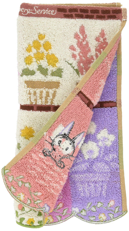 MARUSHIN Studio Ghibli Kiki'S Delivery Service 'Favorite Flower' Mini Towel- Japan Figure Store - #1 Bring To You The Best Japanese Goods
