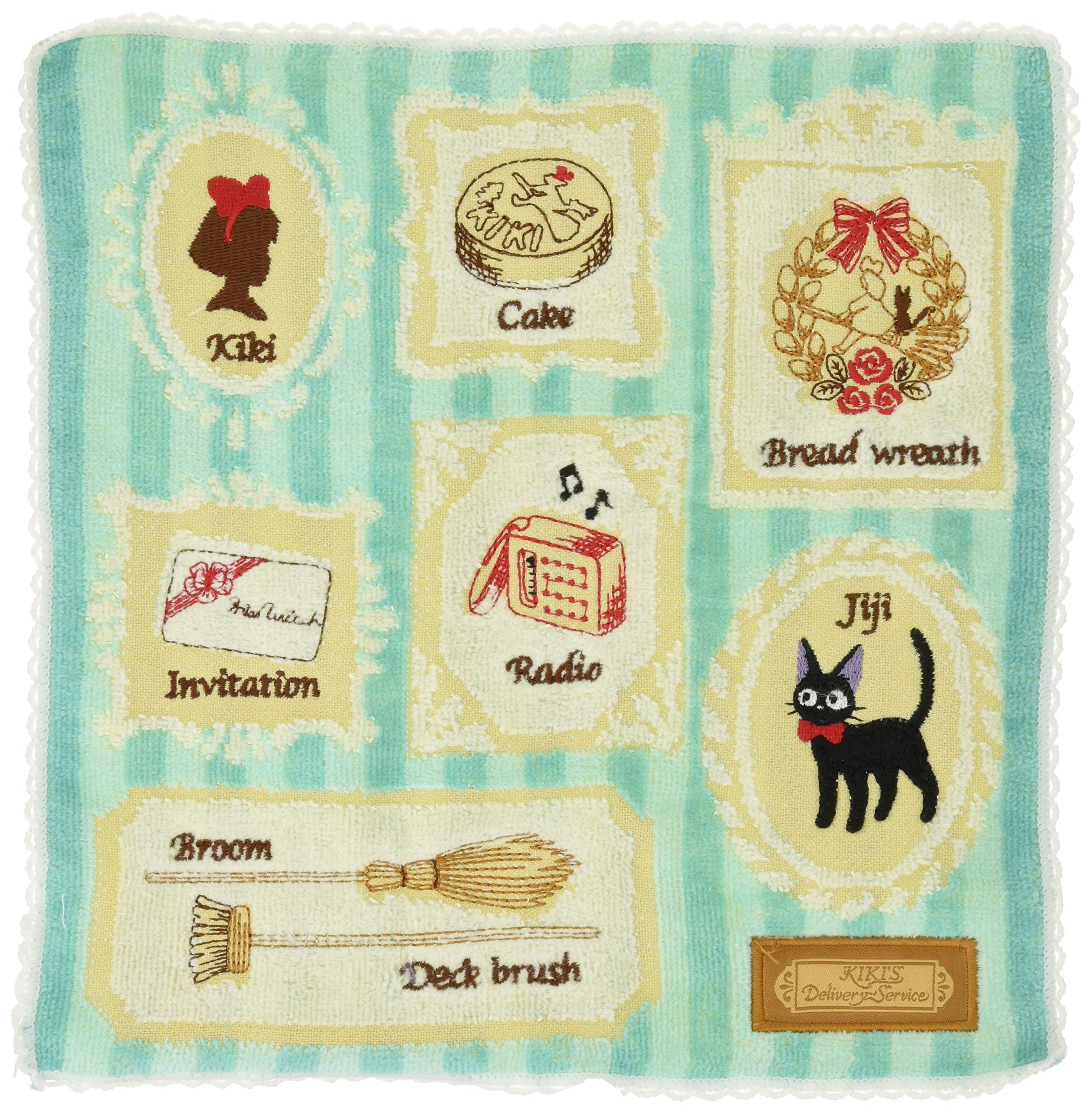 MARUSHIN Studio Ghibli Kiki'S Delivery Service 'Many Frames' Mini Towel- Japan Figure Store - #1 Bring To You The Best Japanese Goods