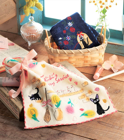 MARUSHIN Studio Ghibli Kiki'S Delivery Service 'Many Frames' Mini Towel- Japan Figure Store - #1 Bring To You The Best Japanese Goods