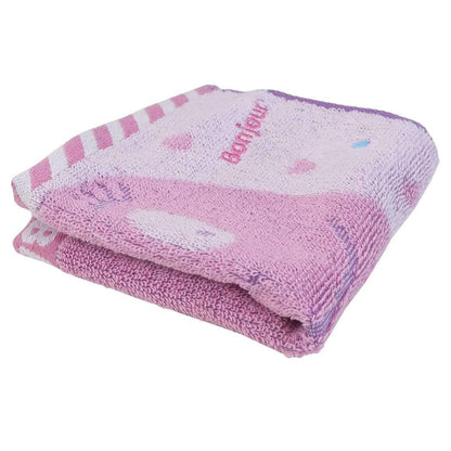 MARUSHIN Barbapapa Mini Towel 'Bonjour Barbapapa'- Japan Figure Store - #1 Bring To You The Best Japanese Goods