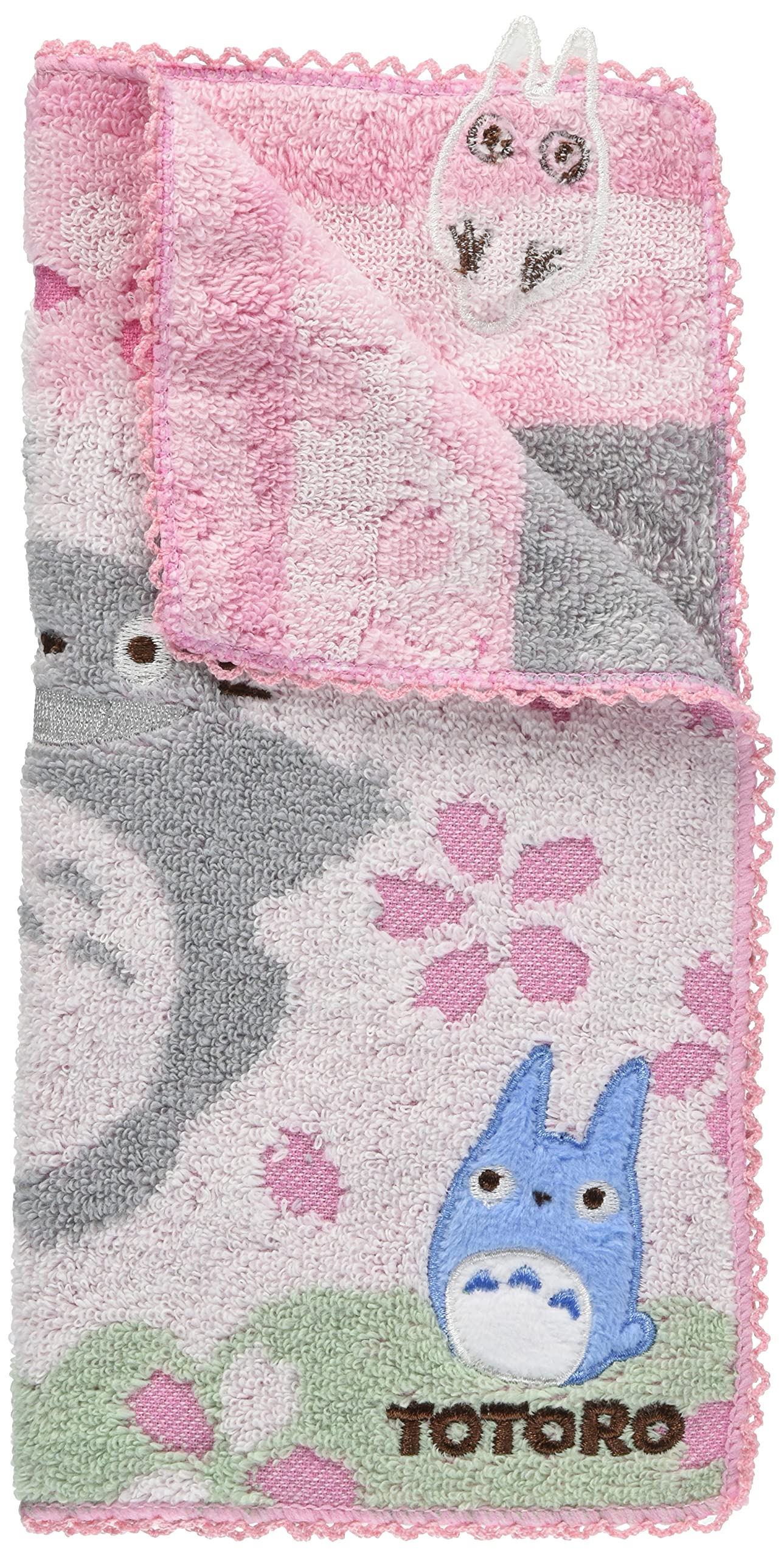 MARUSHIN Studio Ghibli My Neighbor Totoro 'Cherry Blossoms' Mini Towel- Japan Figure Store - #1 Bring To You The Best Japanese Goods
