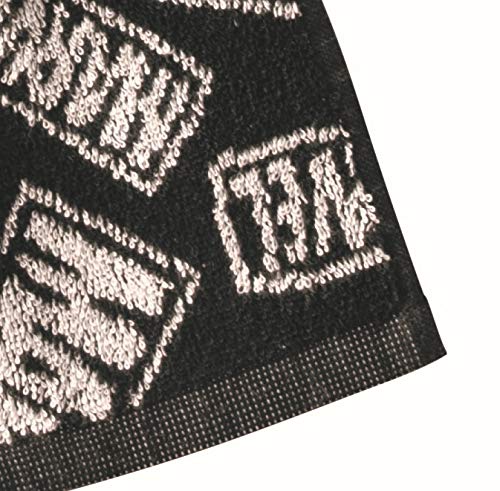 MARUSHIN Marvel Scarf Towel With Wristband Black- Japan Figure Store - #1 Bring To You The Best Japanese Goods