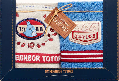 Towel Gift Set Denim Stitch Wt2P My Neighbor Totoro- Japan Figure Store - #1 Bring To You The Best Japanese Goods