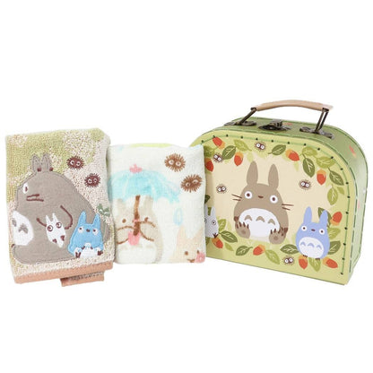 Towel Gift Set Kokage No Totoro And Hydrangea Shower My Neighbor Totoro- Japan Figure Store - #1 Bring To You The Best Japanese Goods