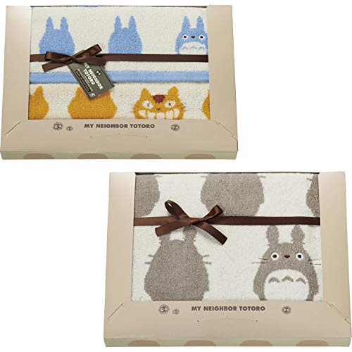 Towel Gift Set Totoro Silhouette N Wt1P Ft1P And Bt1P My Neighbor Totoro- Japan Figure Store - #1 Bring To You The Best Japanese Goods