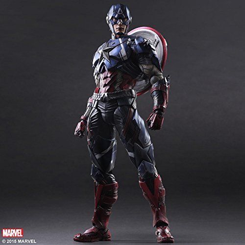 Marvel Universe Variant Play Arts Kai Captain America Figure- Japan Figure Store - #1 Bring To You The Best Japanese Goods