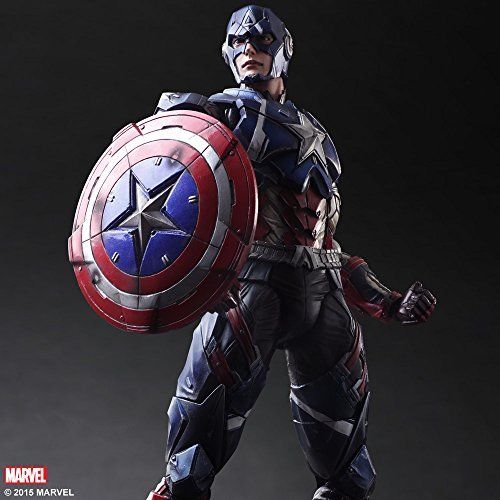 Marvel Universe Variant Play Arts Kai Captain America Figure- Japan Figure Store - #1 Bring To You The Best Japanese Goods