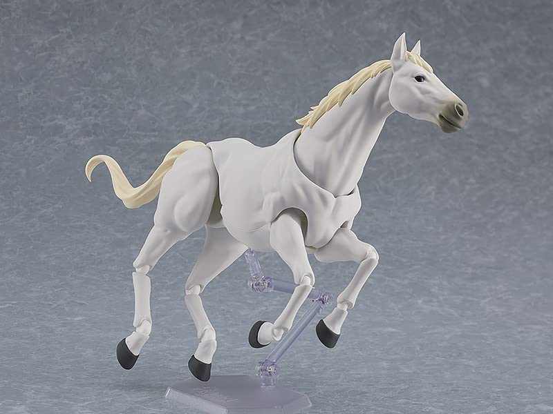 Max Factory White Wild Horse Figma - Movable Non-Scale Painted Plastic Figure- Japan Figure Store - #1 Bring To You The Best Japanese Goods