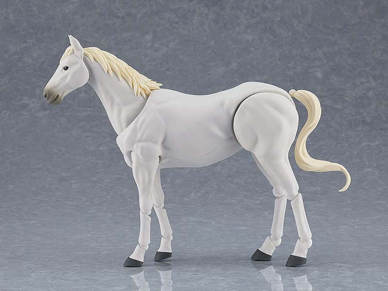 Max Factory White Wild Horse Figma - Movable Non-Scale Painted Plastic Figure- Japan Figure Store - #1 Bring To You The Best Japanese Goods