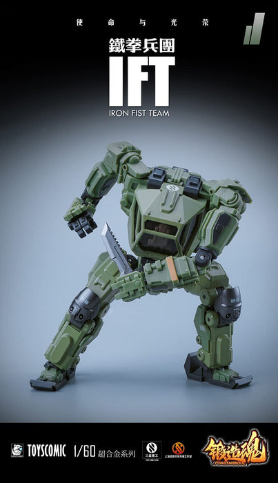 Mechanic Toys Forging Soul Series Ags 11 Tekken Corps Iron Fist Team 1/60 Scale Alloy Abs Pa Painted Figure Japan- Japan Figure Store - #1 Bring To You The Best Japanese Goods