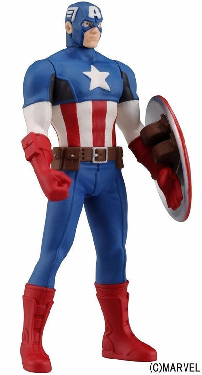 Metal Figure Collection Metacolle Marvel Captain America Takara Tomy Japan- Japan Figure Store - #1 Bring To You The Best Japanese Goods