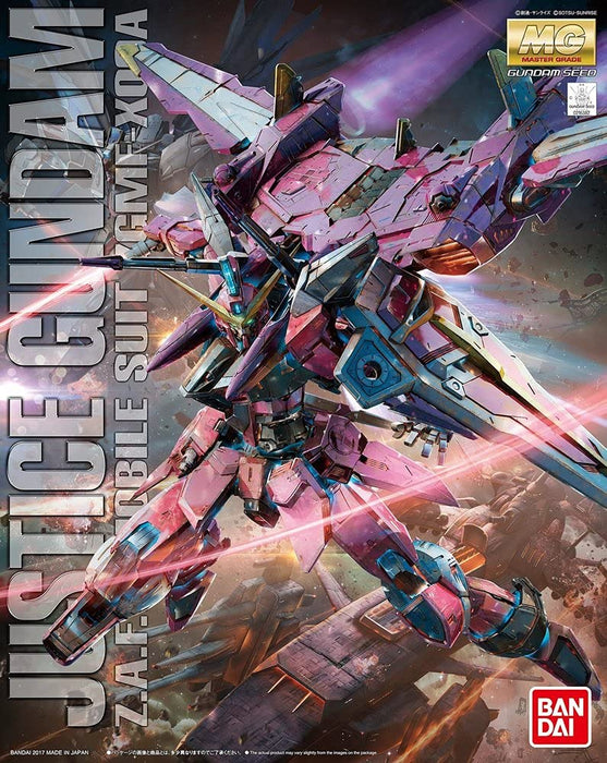 BANDAI Mg 163824 Justice Gundam Gundam Seed 1/100 Scale Kit- Japan Figure Store - #1 Bring To You The Best Japanese Goods