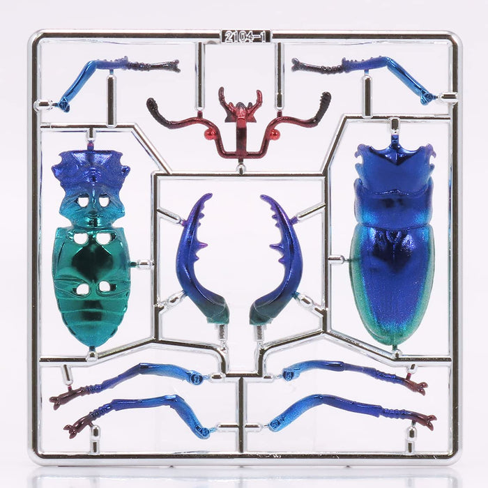 Mic Dream Stag Beetle Sapphire Painted Plastic Kit- Japan Figure Store - #1 Bring To You The Best Japanese Goods