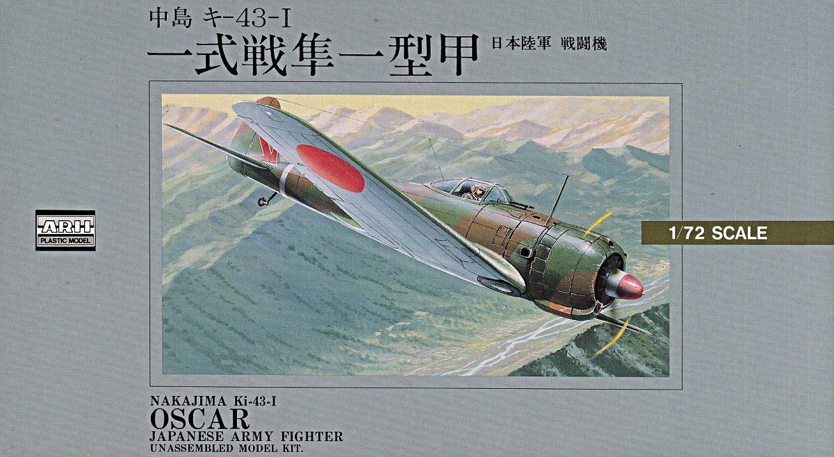 ARII 320013 Japanese Army Fighter Nakajima Ki-43-1 Oscar 1/72 Scale Kit Microace- Japan Figure Store - #1 Bring To You The Best Japanese Goods