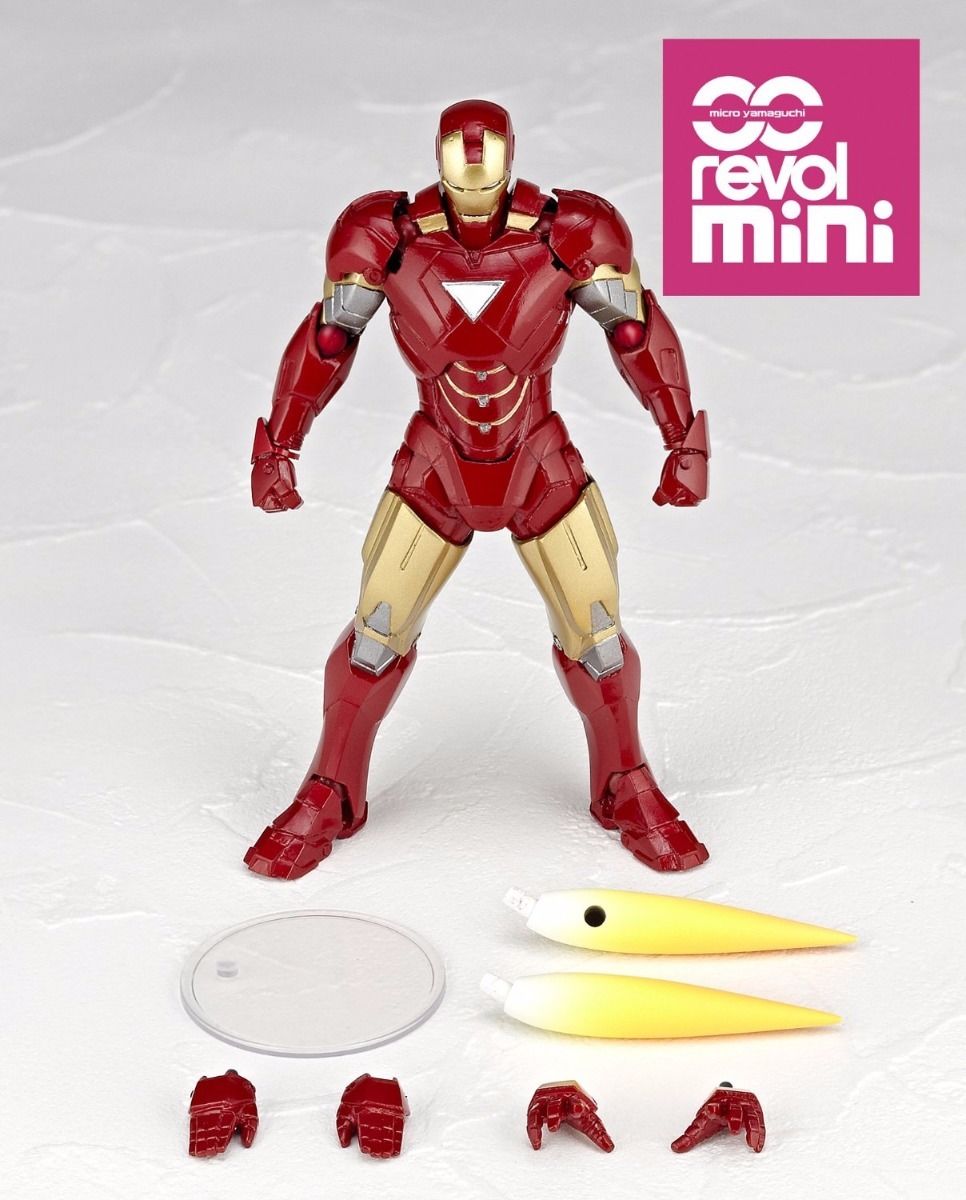 Micro Yamaguchi / Revol Mini Rm-003 Iron Man 2 Iron Man Mark 6 Figure- Japan Figure Store - #1 Bring To You The Best Japanese Goods
