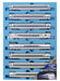 MICROACE A7359 Series 300 Shinkansen F8 Configuration After Pantograph Reduction 8 Cars Add-On Set N Scale- Japan Figure Store - #1 Bring To You The Best Japanese Goods