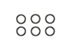 TAMIYA Ao-1026 Rubber Rings For 13/12Mm Double Aluminum Rollers 6Pcs 94812- Japan Figure Store - #1 Bring To You The Best Japanese Goods