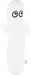 Sekiguchi Moomin Creepy Nyoronyoro 17cm White Plush Toy S- Japan Figure Store - #1 Bring To You The Best Japanese Goods