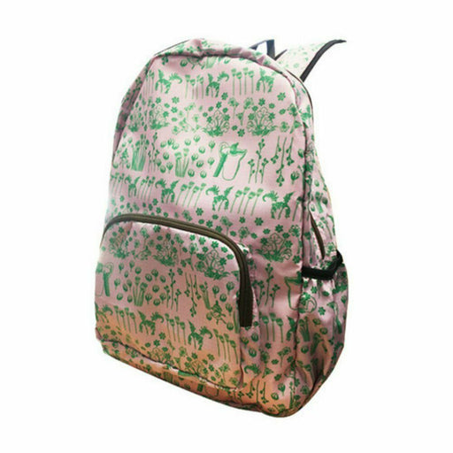 Moomin Hide & Seek Travel Pocket Backpack Repeating Pattern Pink Mmap2533- Japan Figure Store - #1 Bring To You The Best Japanese Goods