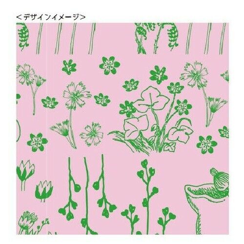 Moomin Hide & Seek Travel Pocket Backpack Repeating Pattern Pink Mmap2533- Japan Figure Store - #1 Bring To You The Best Japanese Goods