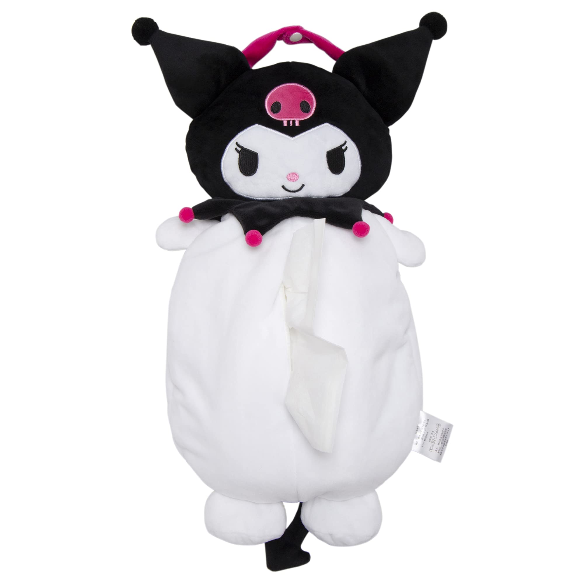 MORISHITA Sanrio Plush Hanging Tissue Case Kuromi- Japan Figure Store - #1 Bring To You The Best Japanese Goods