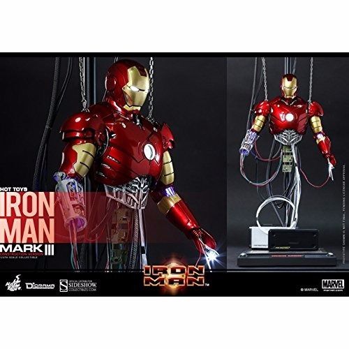 Movie Masterpiece Iron Man Mark 3 Iii Construction Ver 1/6 Diorama Hot Toys- Japan Figure Store - #1 Bring To You The Best Japanese Goods