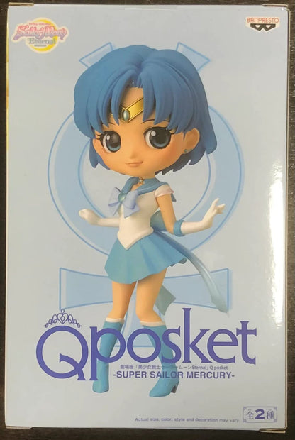 Banpresto Sailor Moon Eternal Q Posket Super Mercury Pastel- Japan Figure Store - #1 Bring To You The Best Japanese Goods