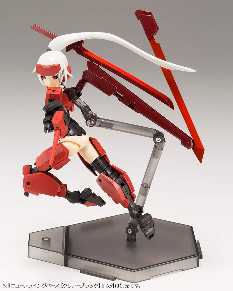 Kotobukiya Flying Base Clear Black Plastic Model Height Approx. 180mm Non Scale MSG Modeling Support Goods- Japan Figure Store - #1 Bring To You The Best Japanese Goods