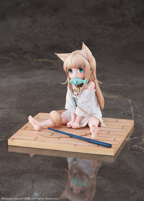 08 Japan Limited Edition 1/6 My Cat Girl Kinako Sitting Fish Figure W/Benefits- Japan Figure Store - #1 Bring To You The Best Japanese Goods