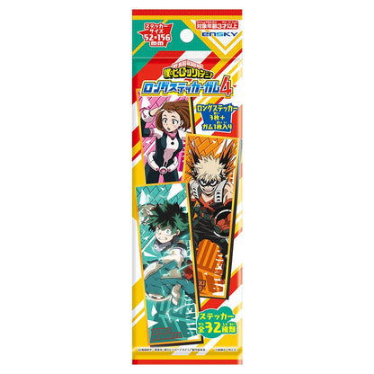 My Hero Academia Long Sticker Gum 4 Box Of 16 (Shokugan)- Japan Figure Store - #1 Bring To You The Best Japanese Goods