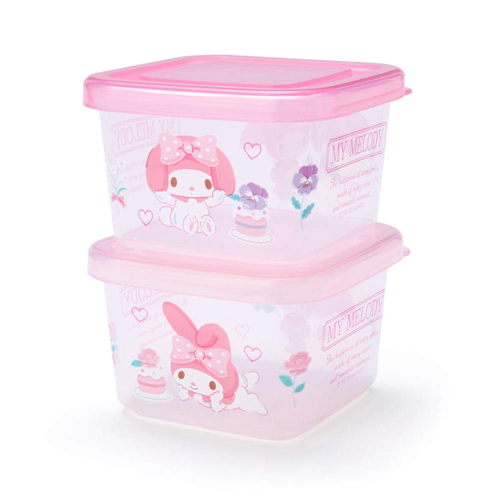 SANRIO Mini Food Container Storage Container Set Of 2 My Melody- Japan Figure Store - #1 Bring To You The Best Japanese Goods
