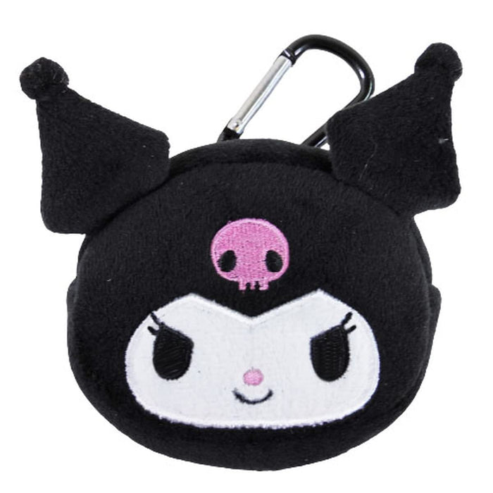 Nakajima Carabiner Mini Pouch Kuromi 186690-23- Japan Figure Store - #1 Bring To You The Best Japanese Goods
