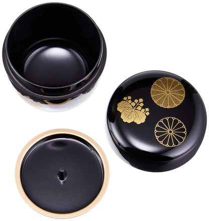 Nakatani Brothers Shokai Yamanaka Lacquerware 2.2 Jujube Black Kodaiji Maki-E 33-4805 Japan- Japan Figure Store - #1 Bring To You The Best Japanese Goods