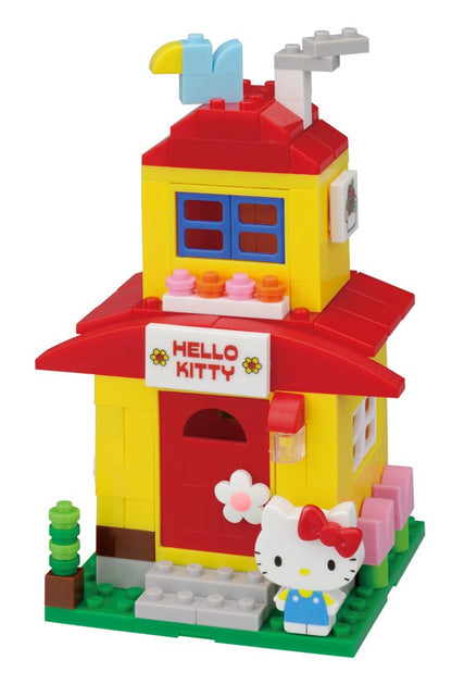 KAWADA Pk-003 Nanoblock Plus Sanrio Hello Kitty Kitty'S House- Japan Figure Store - #1 Bring To You The Best Japanese Goods