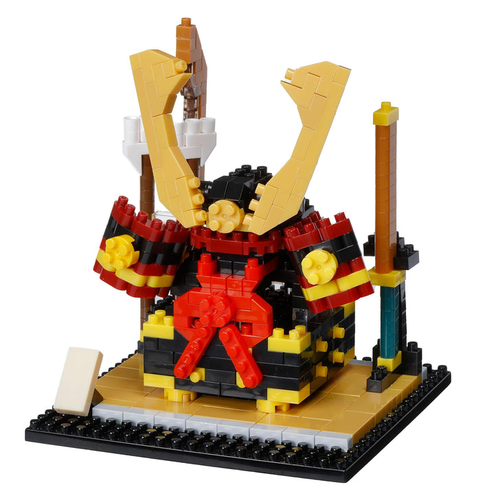 Nanoblock Samurai Helmet Ornament Sights To See Kit- Japan Figure Store - #1 Bring To You The Best Japanese Goods