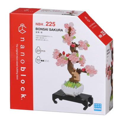 KAWADA Nbh-225 Nanoblock Bonsai Sakura Cherry Blossoms- Japan Figure Store - #1 Bring To You The Best Japanese Goods